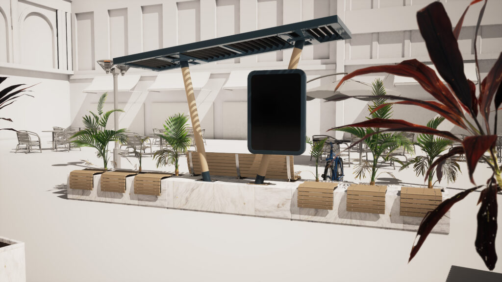 Visuel d'application de Prototypage d'espace pour du mobilier urbain Applications architecture bâtiment