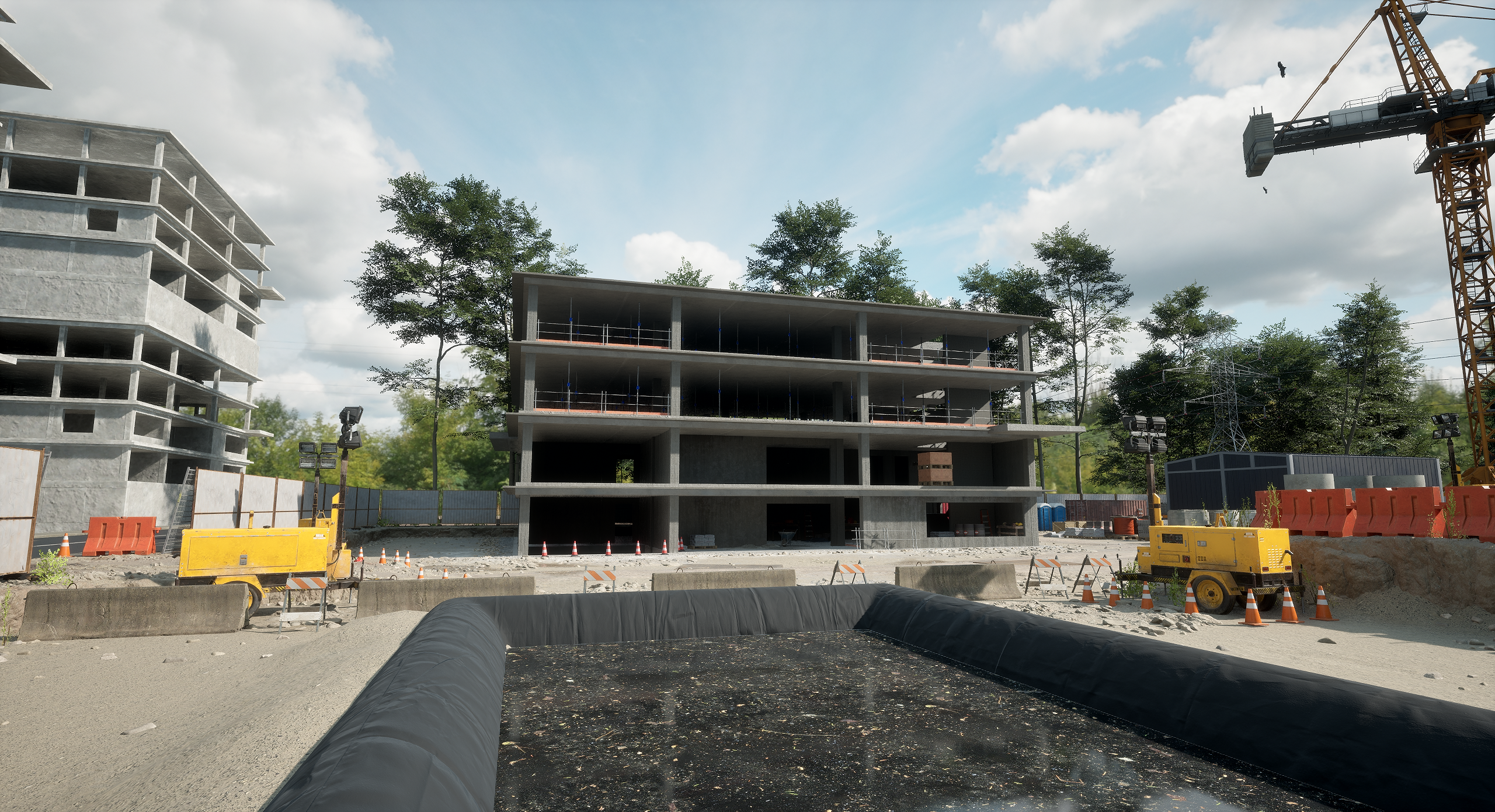Vue du chantier Manitou