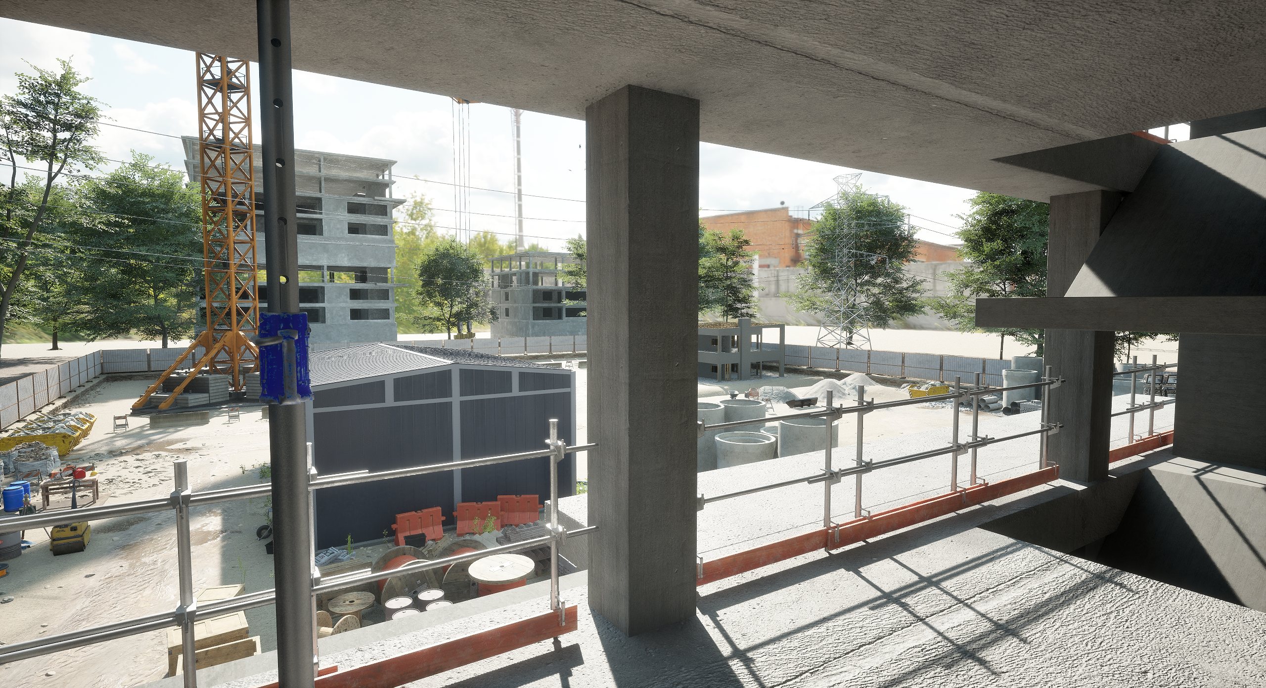 Vue du chantier Manitou